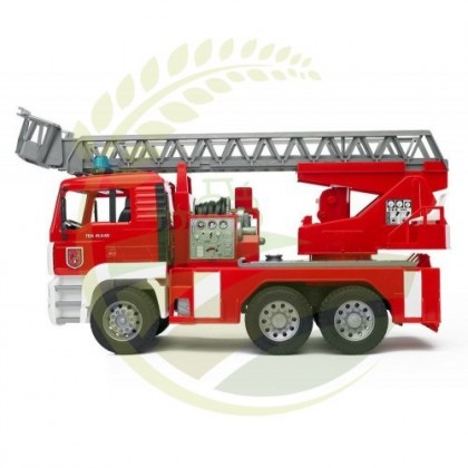 02771 Mașină de pompieri MAN TGA cu scară rotativă și modul sunet și lumini