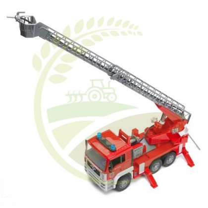 02771 Mașină de pompieri MAN TGA cu scară rotativă și modul sunet și lumini