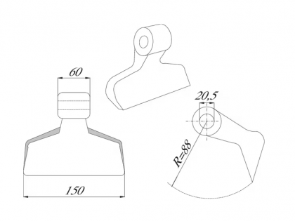 Ciocan tocător potrivit pentru Humus