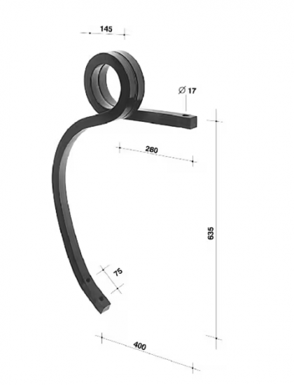Maner pentru cultivatoare grele