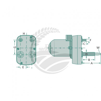 Motor stergator