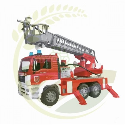 Mașină de pompieri MAN TGA cu scară rotativă și modul sunet și lumini