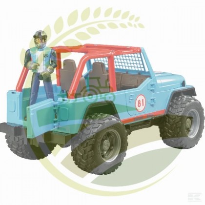 JUC Mașină de teren Jeep Cross-Country, albastră
