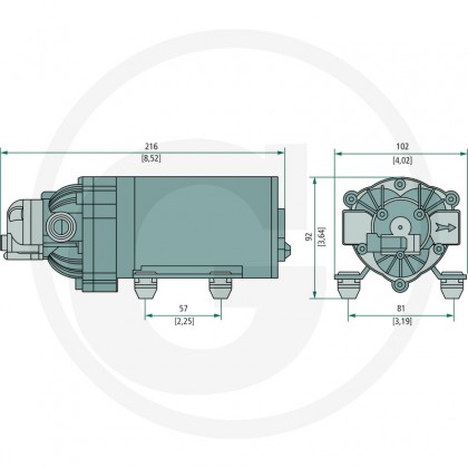 67073060002 Pompa electrica cu motor EF 2200