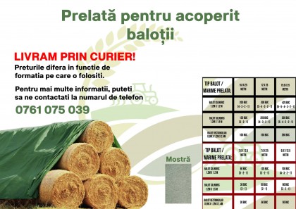 Prelata acoperire baloti 12m x 25m