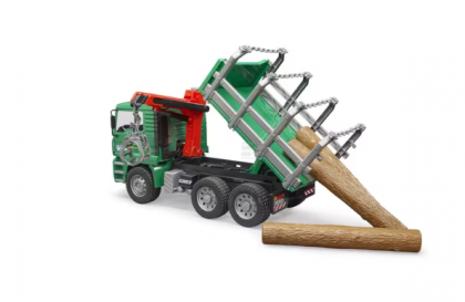 Camion Scania seria R cu remorcă de încărcat lemne