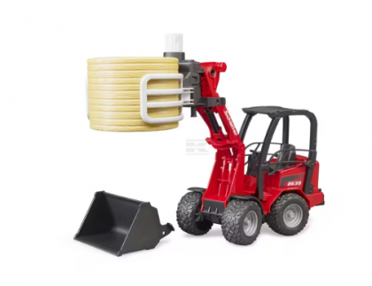 U02192 Încărcător compact Schäffer 2630 cu clește pentru baloți rotunzi