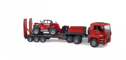 U02774 MAN TGA camion de încărcat cu încărcător telescopic Manitou MLT 633