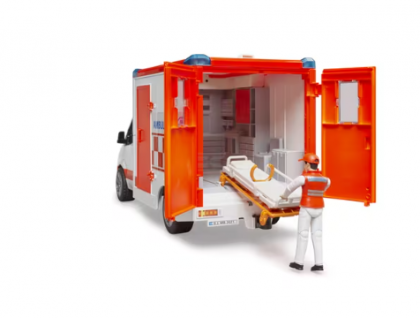U02676 Ambulanță MB Sprinter cu șofer și modul de sunet și lumini