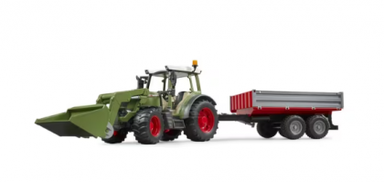 U02182 Tractor Fendt 211 Vario cu remorcă basculabilă