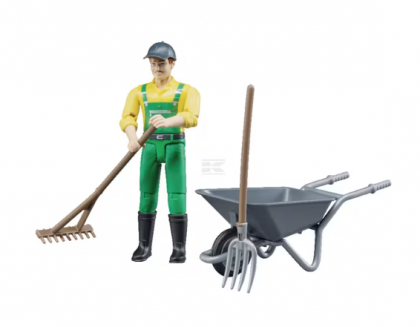 U62610 Set figurină lucrător fermă cu accesorii