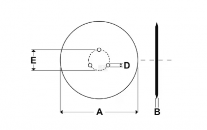 CD2501 Discul pentru grapă KV-Bore 250mm