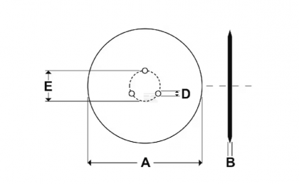 CD4501 Disc pentru grapă KV-Bore 450mm