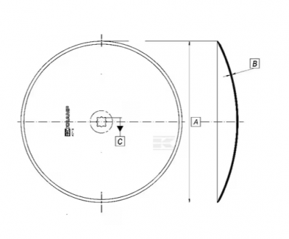 HD350030 Taler disc neted 350x3