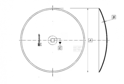 HD610531KR Taler disc neted 610x5/31