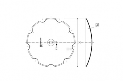 HD610136 Taler disc crestat 610x5