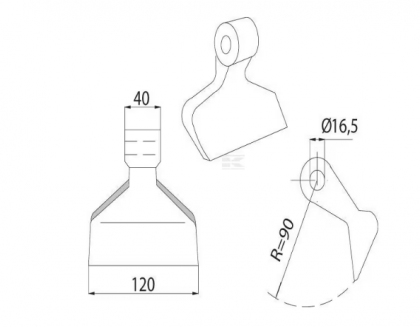 CK5300 Ciocan tocător potrivit pentru Seppi