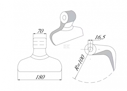 CK2460 Ciocan tocător potrivit pentru Ferri