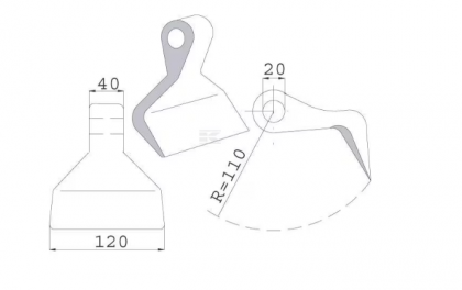 CK1530 Ciocan tocător potrivit pentru Cabe