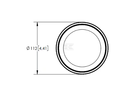 EB5012A Beacon LED, 12-24V, amber, flexi pole, ECCOLED BRONZE ECCO