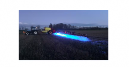 LA10417 Lampă de lucru LED 27W 500lm albastru cablu Spot/conexiune Deutsch