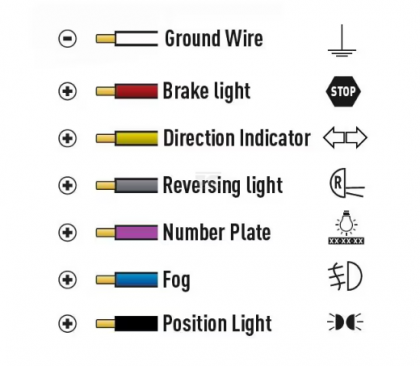 LA40062 Lampă LED stânga spate