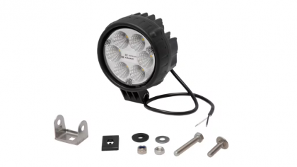 LA10009 Lampă  - Reflector de lucru LED, 24W, 1500lm, rotundă, 10/30V, diametru 117mm, proiector, 6 LED-uri Kramp
