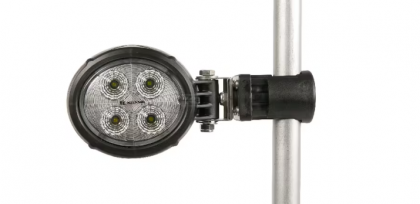 LA10018 Lampă  - Reflector de lucru LED 18W 1500lm rotundă 10/30V diametru 117mm mufă Deutsch tip flood 4 LED-uri Kramp