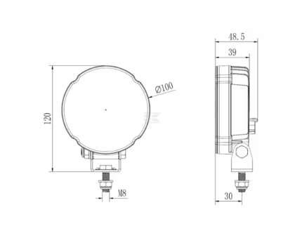LA10907 Lampă  - Reflector de lucru LED, 27W, 3420lm