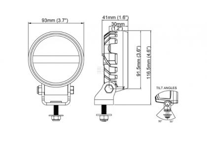 988101B Lampă  - Reflector de lucru larg Canis Go 410 16W flux larg DT