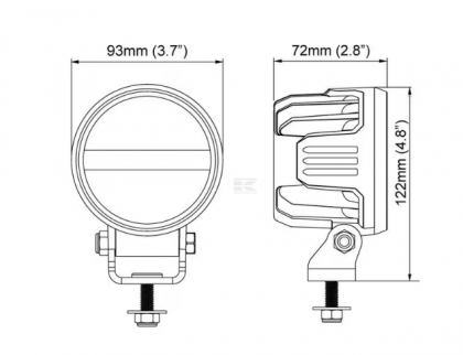 988103B Lampă  - Reflector de lucru Canis Go 420 28W flux DT