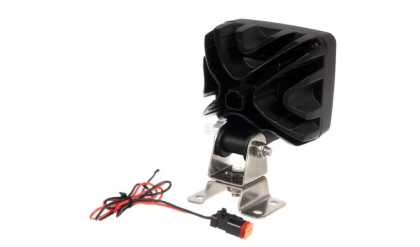 LA10410R Lampă  - Reflector de lucru LED 60W 5600lm pătrată 10/30V albă 108x80x97mm mufă Deutsch flood - fascicul larg 20 LED-uri Kramp