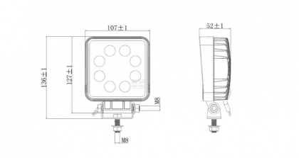 LA10903BOX LAmpă  - Reflector de lucru LED, 24W, 2000lm