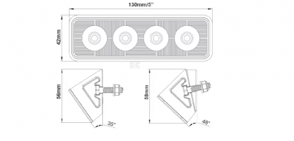 LA10526 Lampă - Reflector de lucru 24W 2800lm R23