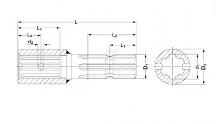 671006KR Reducție 1 3/4-6 - 1 3/8-6