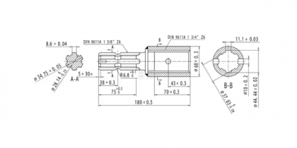671006KR Reducție 1 3/4-6 - 1 3/8-6