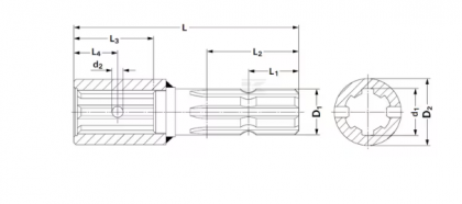 6710122KR Piesă reducţie