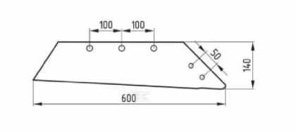 PK701301N Brăzdar fără vârf dreapta potrivit pentru Vogel & Noot