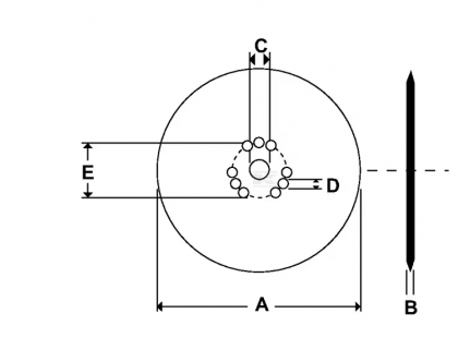 AC495390N Disc grapă Accord