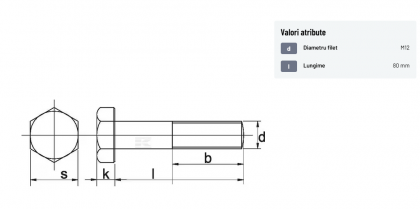 9311280P001 Surub M12x80