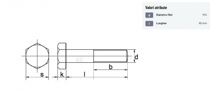 9311460P001 Surub M14x60