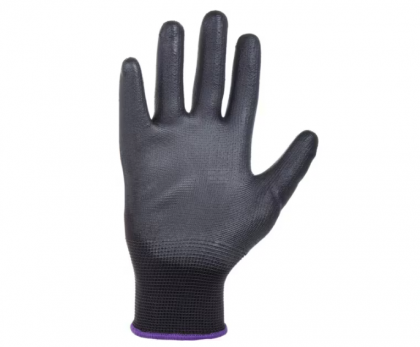 KG0100107 Mănuși de lucru 1.001 7/S, pachet de 3, negru, Protect by Kramp