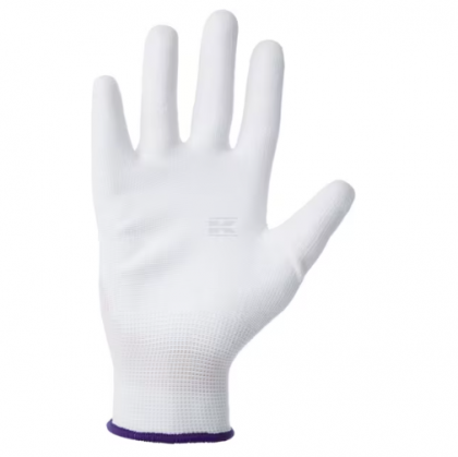 KG0100306 Mănuși de lucru 1.001 6/XS, pachet de 3, alb, Protect by Kramp