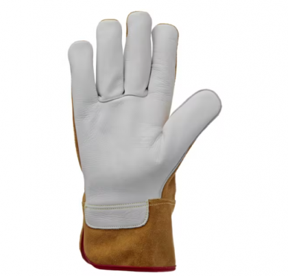 KG0800110 Mănuși de lucru din piele, alb-galben, mărimea 10/XL Protect de la Kramp