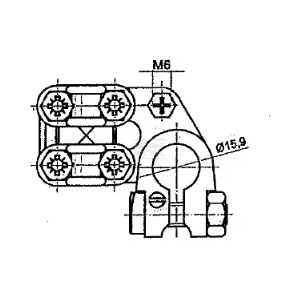 BA761 Clemă bornă baterie rezistență ridicată -