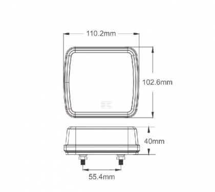 LA40080R Lampă dreapta spate