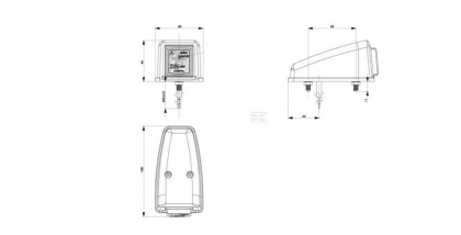 LA30152 Lampă poziție LED colț lateral (portocaliu)