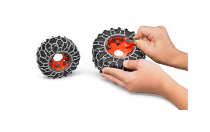 U03018 Claas Axion 950 + lanțuri de zăpadă