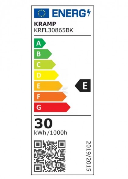 KRFL30865BK LED Floodlight, 30W,6500K
