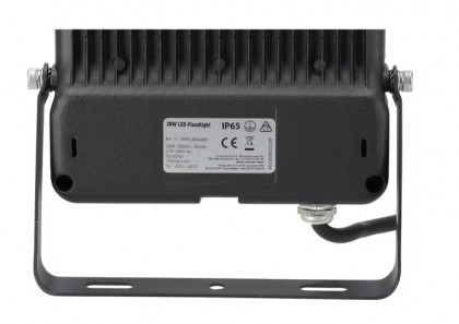 KRFL30865BK LED Floodlight, 30W,6500K